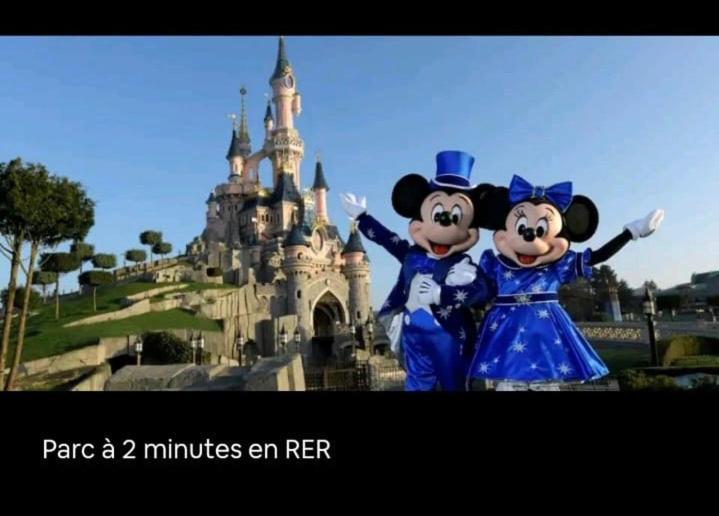 Sweet Appartement Disneyland Paris Parking 300M Station Val D'Europe Chessy  Exteriér fotografie